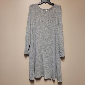 Old Navy long sleeve casual dress Gray Heather - XL